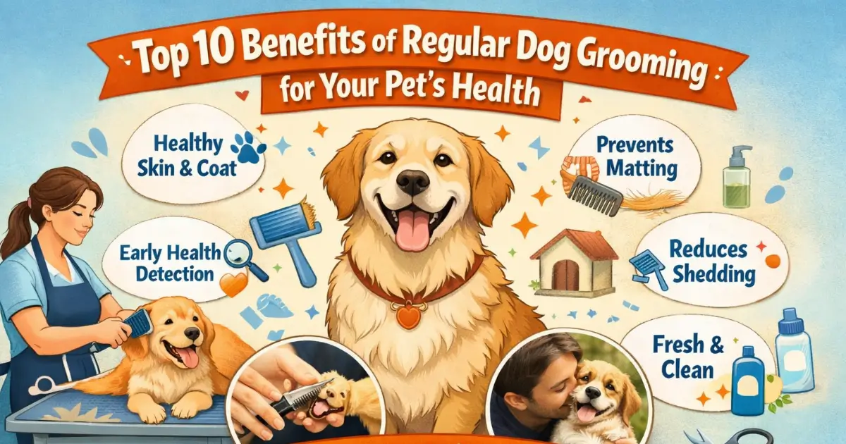 Top 10 Benefits of Regular Dog Grooming for Your Pet’s Health