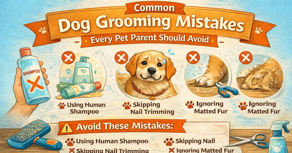 Common Dog Grooming Mistakes Every Pet Parent Should Avoid